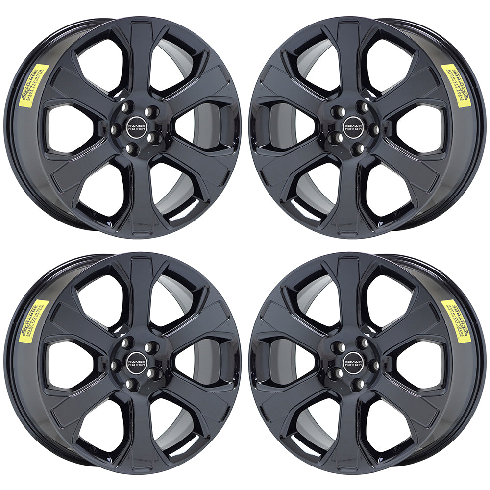 22" Land Range Rover Black Chrome wheels rims Factory OEM set 4 72268
